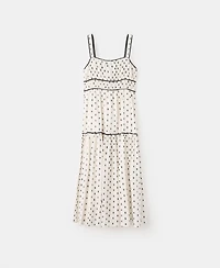 Mango Women's Plumeti Midi Dress