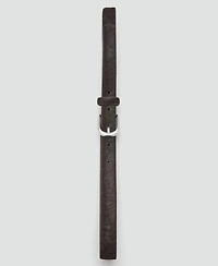 Mango Women's Leather Belt