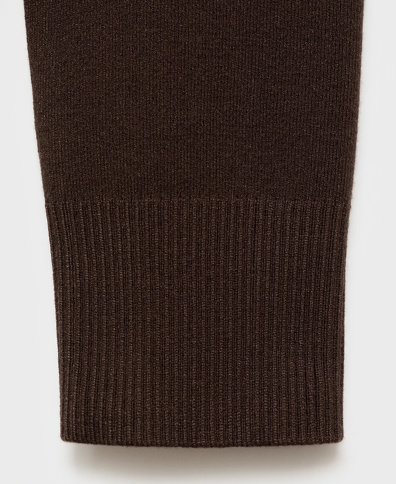 Mango Women's Jewel Button Cross-Over Cardigan
