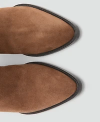Mango Women's Heel Leather Boots