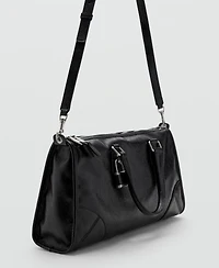 Mango Women's Rectangular Handles Handbag