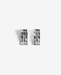 Mango Women's Crystal Strips Dangling Earrings