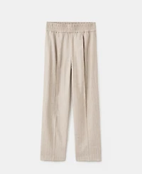 Mango Women's Pinstripe Wool Suit Pants