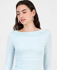 Bar Iii Women's Boat-Neck Jersey Top, Macy's Exclusive