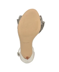 Nine West Women's Tansie Bridal High Stiletto Dress Sandals
