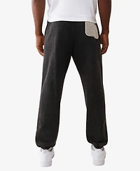 True Religion Men's Inset Detail Jogger Pants