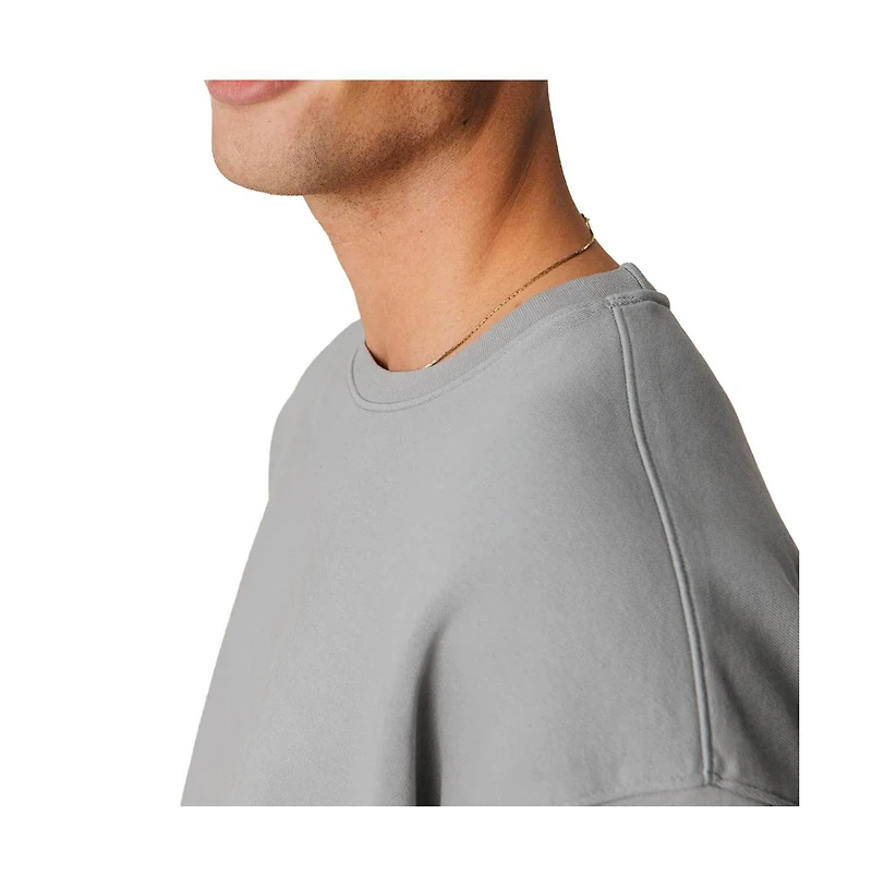 Ocio Men's Organic Cotton Teddy Oversized Crewneck