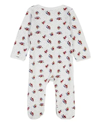 Tommy Hilfiger Baby Girls Footed Long-Sleeve Coverall