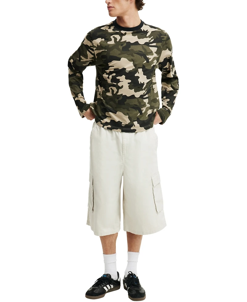 Cotton On Men's Cropped Long-Sleeve T-Shirts