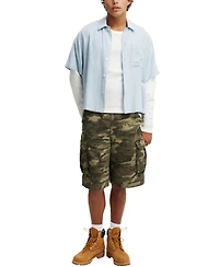 Cotton On Men's Cropped Fit Textured T-shirts