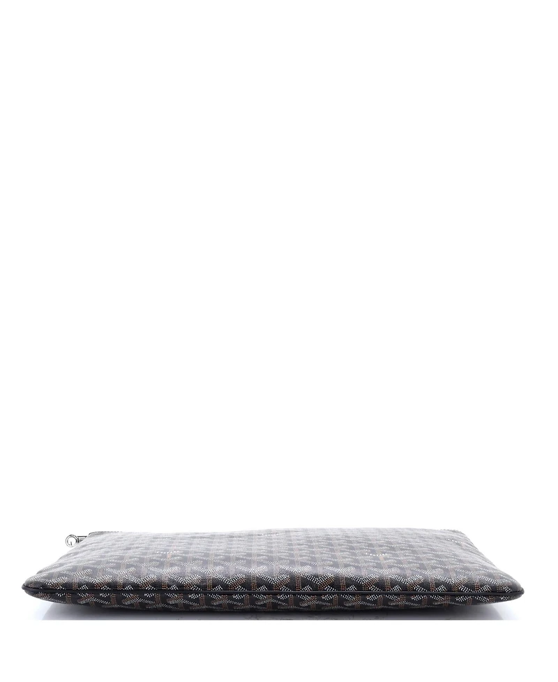 Pre-Owned Goyard Gm Senat Zip Pouch Coated Canvas