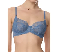 Lauren Ralph Women's Unlined Lace Full Coverage Bra