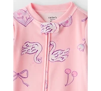Carter's Baby Boys Train Printed Footed Long-Sleeve Bodysuit