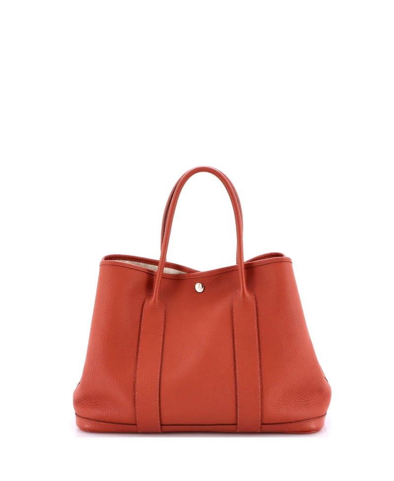 Pre-Owned HERMA‰S 36 Garden Party Tote Leather