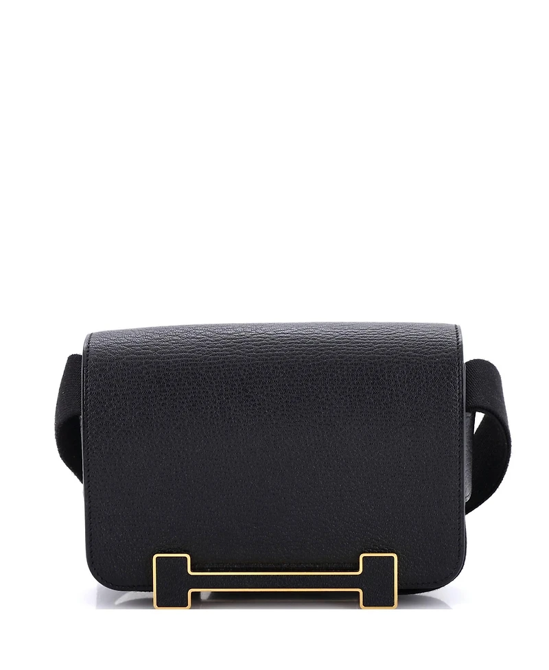 Pre-Owned HERMA‰S Geta Bag Chevre Mysore