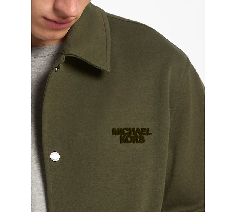 Michael Kors Men's Collared Long Sleeve Jacket