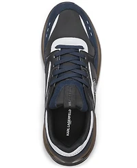 Karl Lagerfeld Paris Men's Side Head Profile Logo Runner Shoes