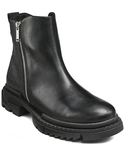 Karl Lagerfeld Paris Men's Mixed Media Double Zip Boots