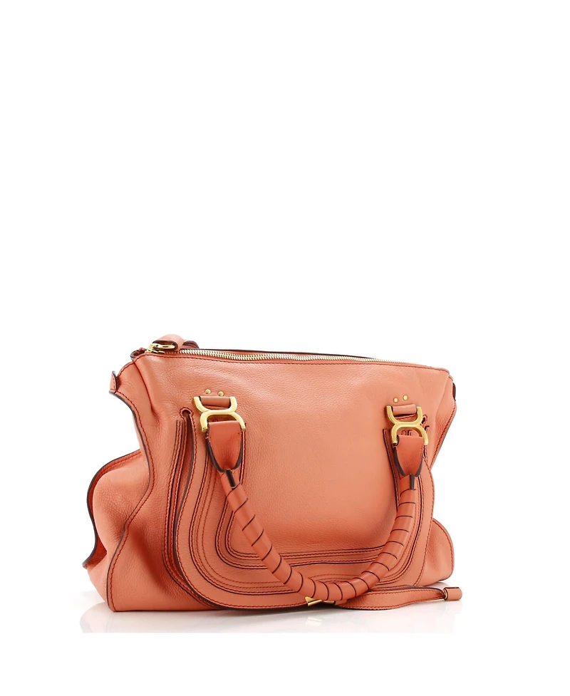 Pre-Owned Chloe Large Marcie Shoulder Bag Leather