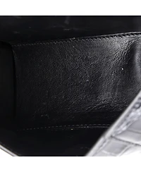 Pre-Owned Balenciaga Hourglass Top Handle Bag Embossed Leather