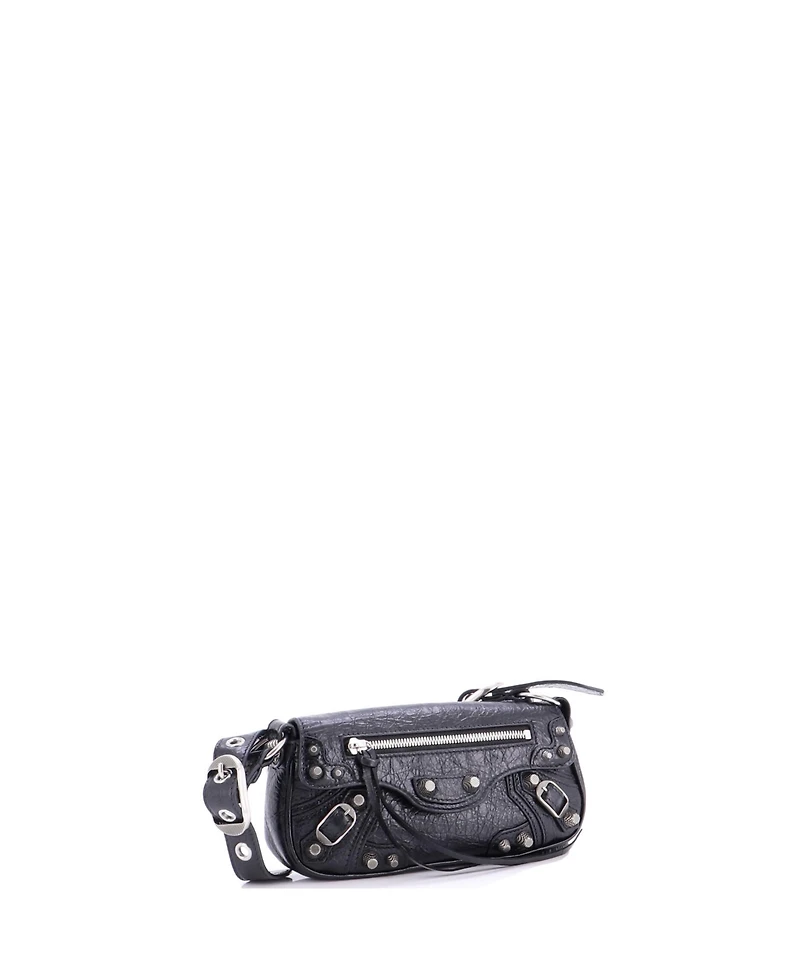 Pre-Owned Balenciaga Xs Le Cagole Giant Studs Sling Bag Leather