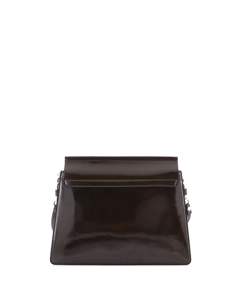 Pre-Owned Chloe Medium Faye Shoulder Bag Patent