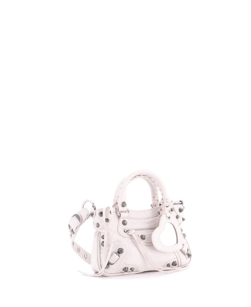 Pre-Owned Balenciaga Small Le Cagole Giant Studs Tote Leather