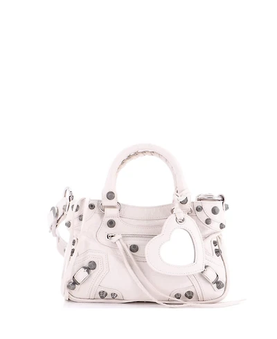 Pre-Owned Balenciaga Small Le Cagole Giant Studs Tote Leather