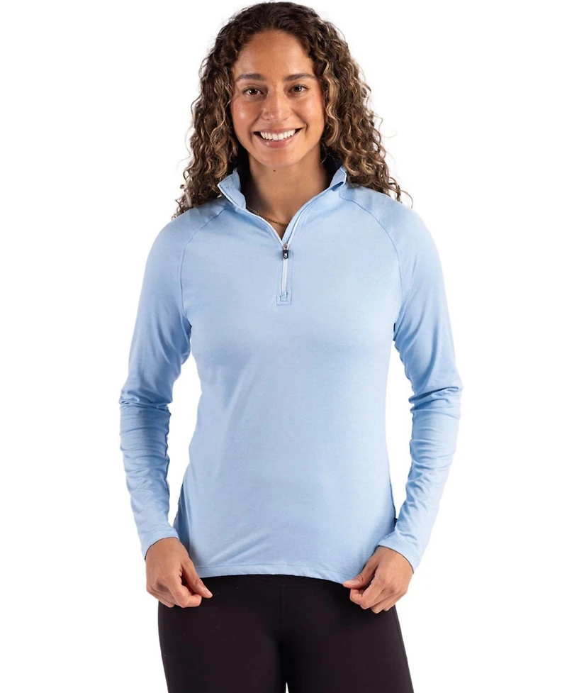 Cutter & Buck Women's Coastline Epic Comfort Recycled Quarter Zip
