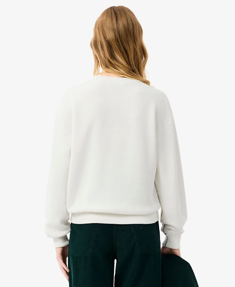 Lacoste Usa Women's Long Sleeve Sweater