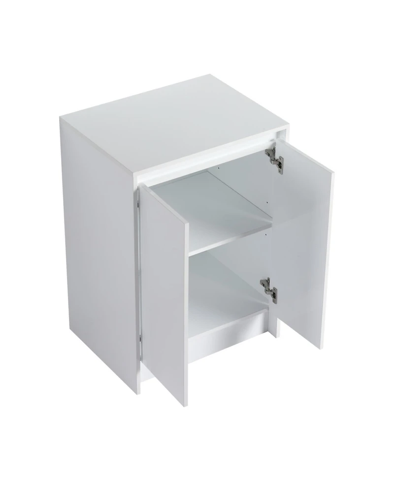 Streamdale 72" White Vanity Combo: 4-Storage & 2-Wall Cabinets, Soft Close