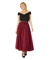 Yumi Women's Mesh Tulle Skirt