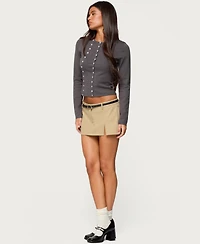 Edikted Women's Hestia Button Up Knit Cardigan