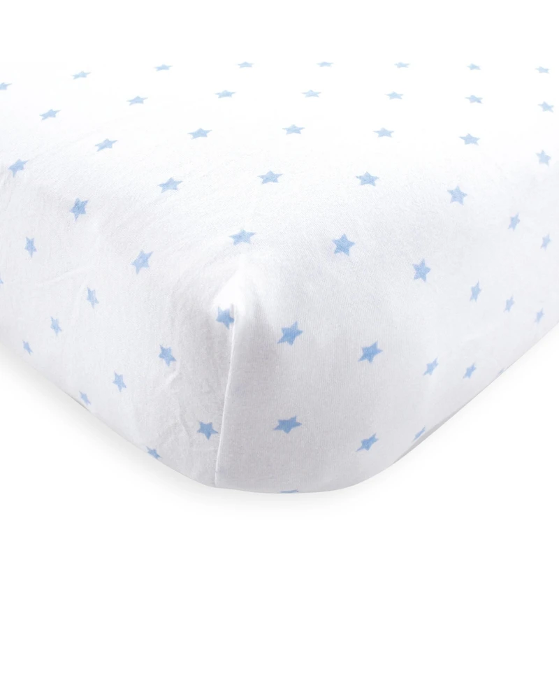 Luvable Friends Fitted Knit Crib Sheet, 2-Pack