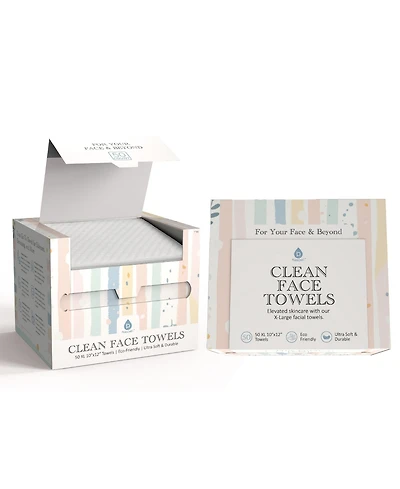 Pursonic Clean Facial Towels – Xl Towels for Sensitive Skin