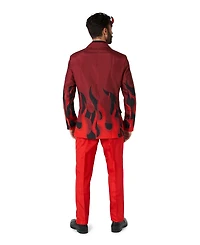 Suitmeister Men's Devil Costume - Slim Fit Suit Red and Black