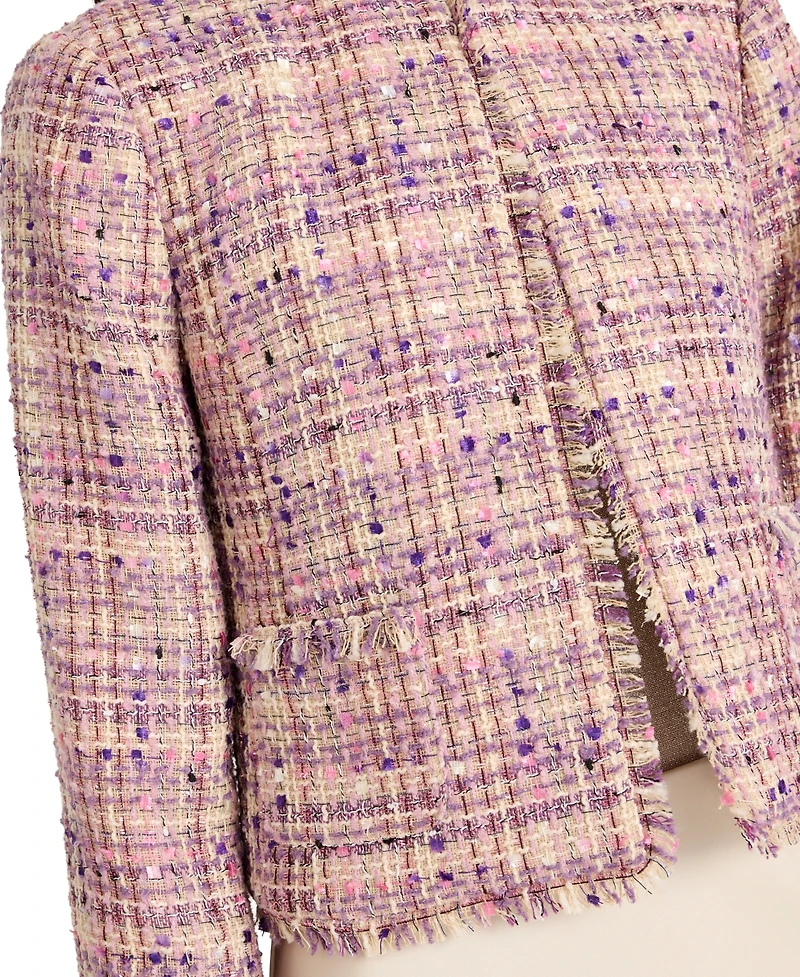 Tahari Asl Women's Boucle Cropped Jacket