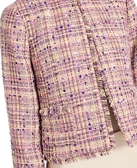 Tahari Asl Women's Boucle Cropped Jacket