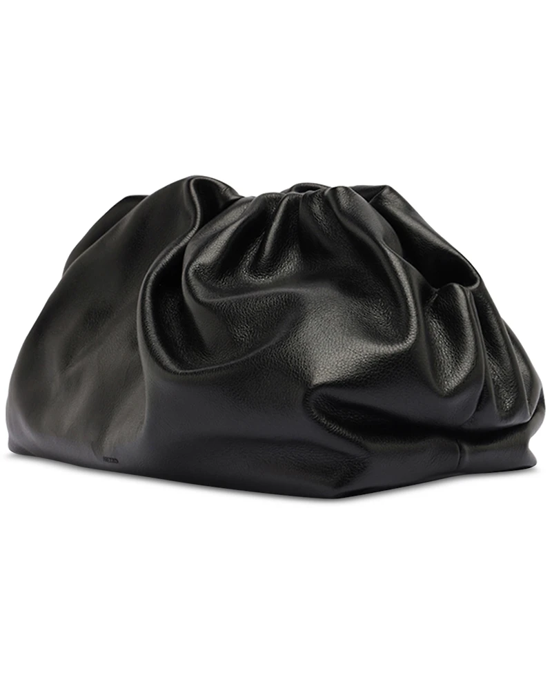 Arezzo Elizabeth Mini Leather Snap Button Handbag