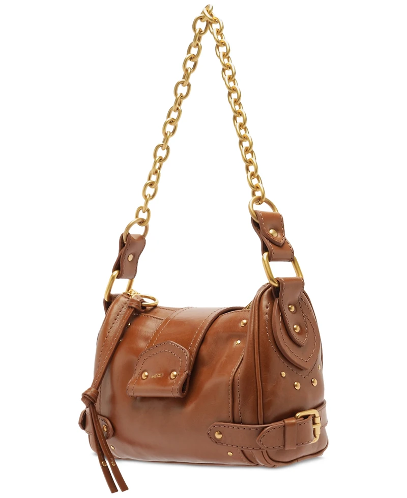 Arezzo Gio Small Chain Strap Leather Shoulder Handbag