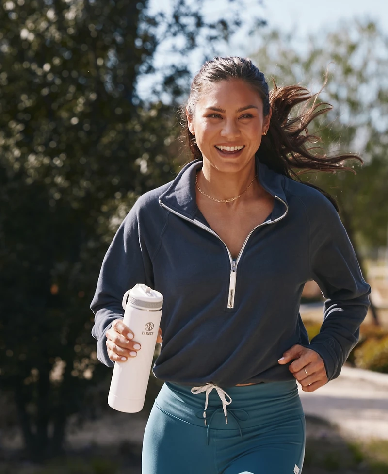 Takeya Sport 40 oz. Triple-Insulated Water Bottle with Straw Lid