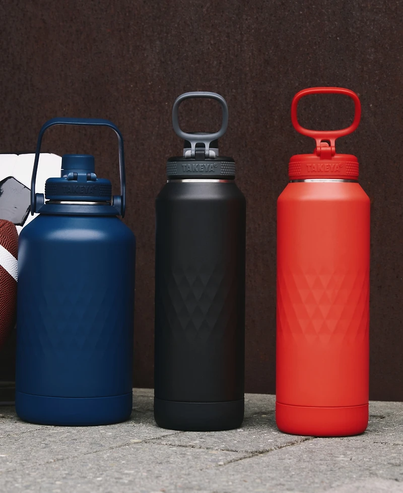 Takeya Sport 64 oz. Triple-Insulated Water Bottle with Straw Lid