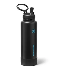 ThermoFlask 40 oz. Double Wall Vacuum Insulated Water Bottle with Straw Lid