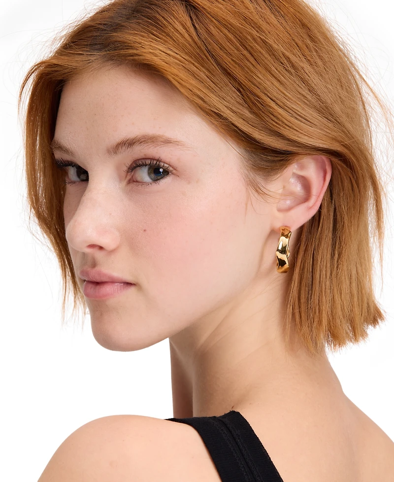kate spade new york Gold-Tone Huggies Earrings