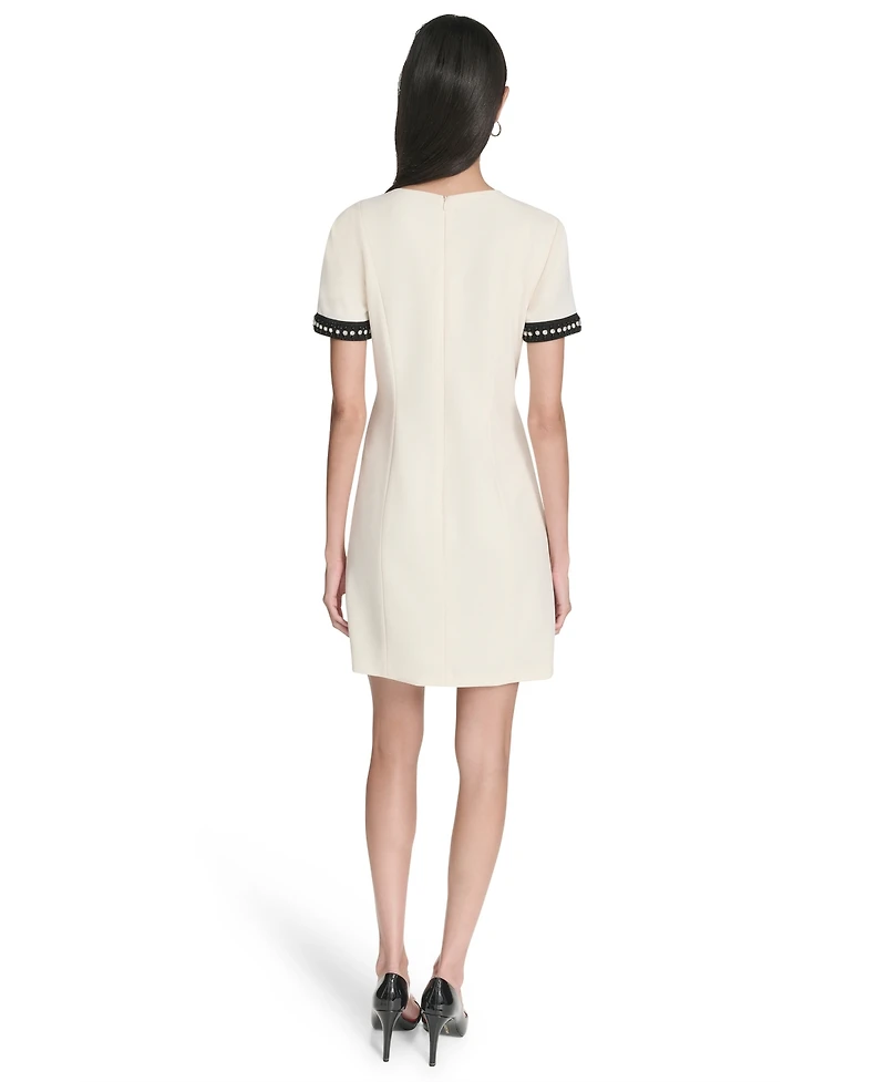 Halston Women's Crewneck Mini Dress