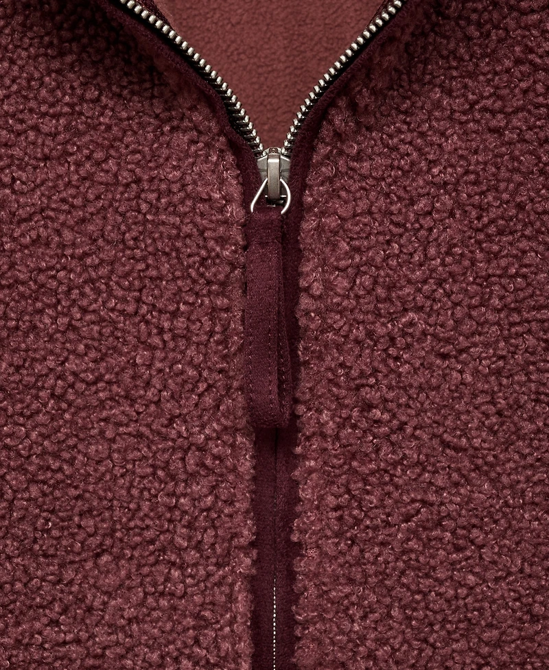 Mango Women's Fleece Zip Sweatshirt