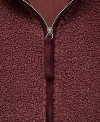 Mango Women's Fleece Zip Sweatshirt