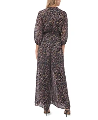 Vince Camuto Women's Raglan 3/4-Sleeve Jumpsuit