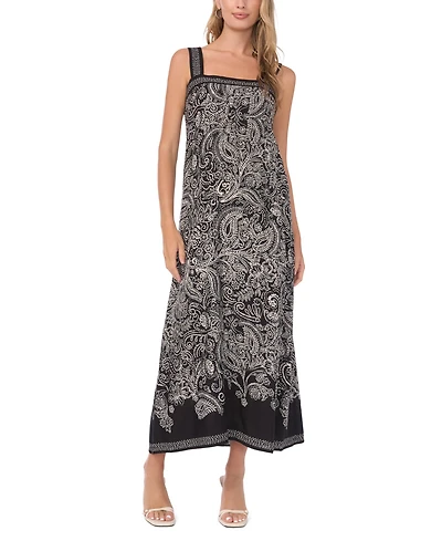 Vince Camuto Women's Square Neck Maxi Dress