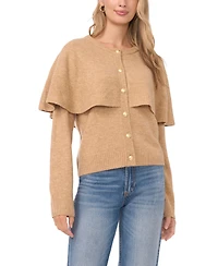 Vince Camuto Women's Long Sleeve Sweater with Shawl